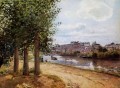 pontoise banks of the oise 1872 Camille Pissarro scenery